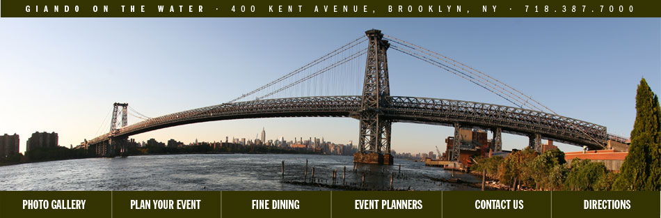 View of Willamsburg Bridge from Giando on the Water